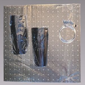 NWT 3pc 16 x 16” Peg Board W/ 8 Hooks & Plastic Cups